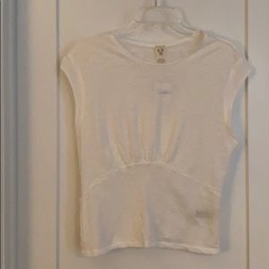 Free People white t-shirt